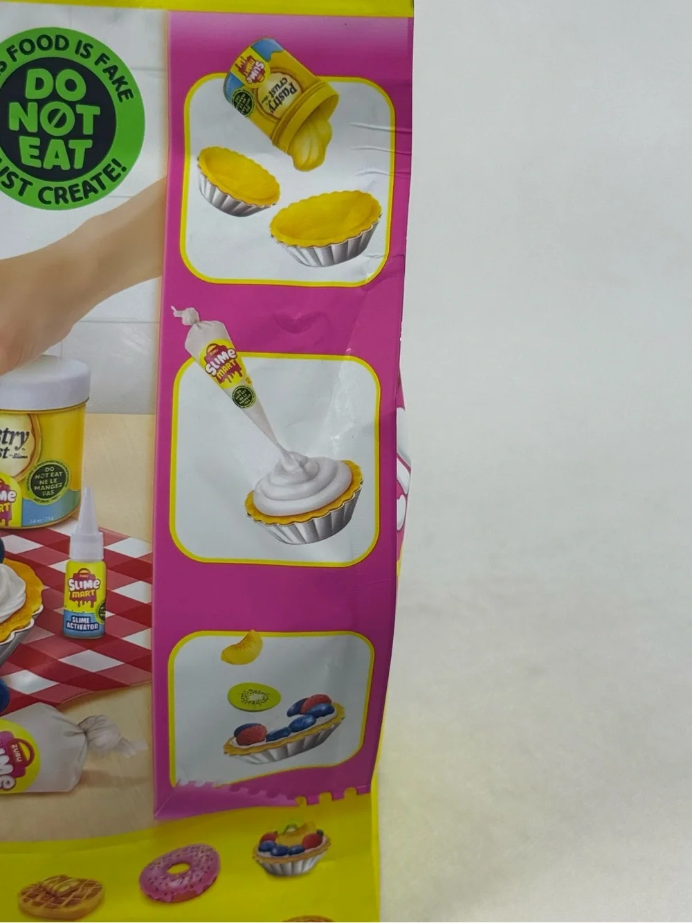 ZURU SLIME MART Small Bag FRUIT TART DIY Pretend Play Food 10 Piece Craft Set